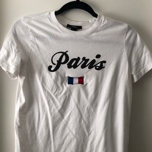 Paris logo tee shirt